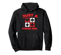 Poker River - Bluff Texas Hold'em Face Poker Felpa con Cappuccio