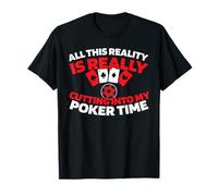Poker River - Texas Hold'em Face Bluff Poker Maglietta