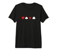 Poker Simboli semplici Maglietta Premium