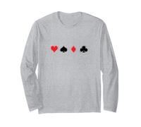Poker Spades Cuore Diamanti Croce Maglia a Manica