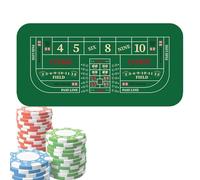Poker Table Mat, Poker Table Cloth, Large Game Mat 120x60cm, Anti-Slip Play