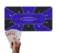 Poker Table Mat, Poker Table Cloth, Large Game Mat 120x60cm, Anti-Slip Play