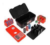 PokerStars - Set di 300 chip On-The-Go | Authentic Casino Feel, chip compositi in argilla, custodia portatile con accessori, qualità premium, ideale per serate di poker a casa e giochi di viaggio