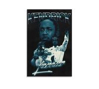 POKKMNJB Kendrick Poster Lamar, stampa artistica da parete su tela, decorazione per la casa, camera da letto e soggiorno, 20 x 30 cm, senza cornice