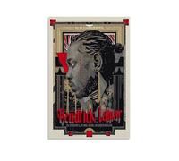 POKKMNJB Poster di Kendrick Lamar, stampa artistica da parete su tela, decorazione per la casa, per camera da letto e soggiorno, 20 x 30 cm, senza cornice