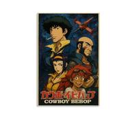 POKKMNJB Stampa artistica da parete su tela a tema anime Cowboy Bebop, decorazione artistica da parete per camera da letto e soggiorno, 20 x 30 cm, senza cornice