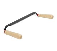 Pokm Toolsmarket - Coltello da Traino per Legno, Pialla a Mano con Manici in Legno, Ferro da Traino - Lunghezza Lama 280 mm