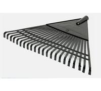 pokm toolsmarket - Rastrello XXL 48 cm - Rastrello in plastica a 20 denti per manico Ø 27 mm, extra grande, ideale per foglie e prati