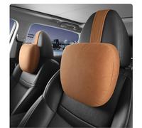 POKSRI 2 pz cuscino poggiatesta auto collo,Cuscino Supporto Testa Sedile Conducente,Velluto di microfibra,Poliestere a base vegetale,Spessore e altezza regolabili,30cmx19cm,Fodero interno riempibile