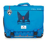 Pol Fox Cartella CARTABLE WONDER FOX BLUE 38 CM in Blu Unica