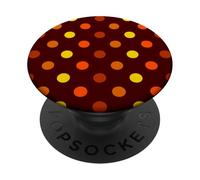 Pola Dots Modello autunnale marrone Accogliente Pola Dot autunnale PopSockets PopGrip Adesivo