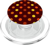 Pola Dots Modello autunnale marrone Accogliente Pola Dot autunnale PopSockets PopGrip per MagSafe