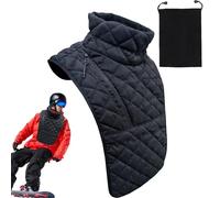 Polaina calentadora de cuello de invierno, calentadores de cuello y pecho para exteriores,Bufanda facciale regolabile | Polainas de cuello soaves y respetuosas con la piel, calentadores de pecho para