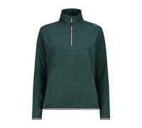 Polaire 1/2 zip in jersey melange donna CMP Vert XS