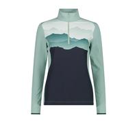 Polaire 1/2 zip stampata donna CMP Softech Vert M