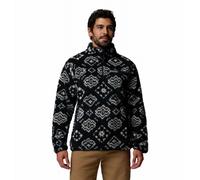 Polaire Columbia Rugged Ridge High Pile Half Zip (Black Checked Out/Black) Uomo M