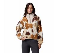 Polaire Columbia Sequoia Grove II Printed Half Zip (Camel Brown Ikatbloom) Donna L
