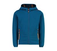 CMP - Kid's Jacket with Fix Hood - Giacca in pile 176 blu