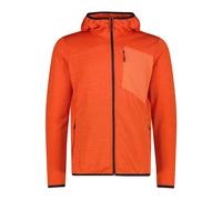 Polaire con cappuccio jacquard mélange CMP Orange 3XL