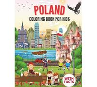 Poland Coloring Book for kids with facts