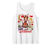 Poland Folk Costume Polska Heritage Girls Canotta