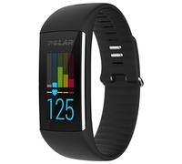 Polar A360 Fitness Activity Tracker Monitoraggio attività Fisica con Cardiofrequenzimetro Integrato, Display Touch Screen, Taglia M (150-200 mm), Nero