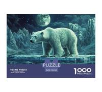 Polar Bear 1000 Pieces Jigsaw Puzzles For Adults Family Challenge Toys Stress Relieving Entertainment Exercise The Memory of The Brain for Adults And Kids, Age 12 Years Up 70x50cm/1000pcs