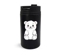 Polar Bear Baby Wild Spirit Animal Tazza da viaggio, bicchiere da viaggio, tazza da caffè isolata, tazza portatile