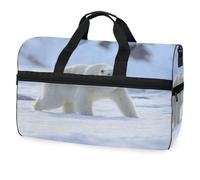 Polar Bear, borsone da viaggio per uomini, donne, ragazzi, ragazze, adolescenti, borsa da palestra oversize con scomparto per scarpe, per la notte, il fine settimana, yoga, allenamento, borsa da