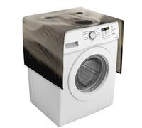 Polar Bear Copertura per lavatrice con tasche portaoggetti, copertura antipolvere per lavatrice e asciugatrice, 137,9 x 52,1 cm, per frigorifero e cucina, decorazione per la casa