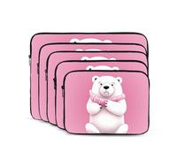 Polar Bear Custodia per laptop da 15 pollici Custodia per laptop portatile antiurto moda borsa per laptop per donne uomini valigetta per laptop