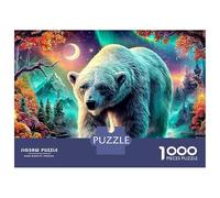Polar Bear Fantasy Puzzle Da 1000 Pezzi in Cartone Riciclato Extra Spesso Cosmic Nebula Per Hobbyisti Di Puzzle, Allenamento Cognitivo E Logico, Attività Di Tempo Libero Nel Weekend, Top Valutato Rapp