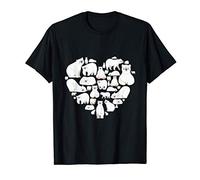 Polar Bear Lover polar bear heart valentine gift men women Maglietta
