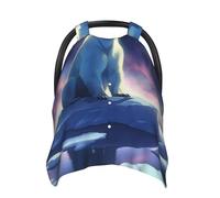 Polar Bear Northern Lights - Coprisedile morbido per auto, per bambini e bambine