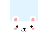 Polar Bear Notebook- Animal World Notebook Collection 6 x 9 Notebook with 100 lined pages- For kids- Can be used for doodling, writing and drawing.