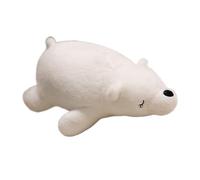 Polar Bear Plush, LED Light-Up Stuffed Animal Toy, 9.06x7.87inches, Soft Hugging Pillow Doll, Glowing Night Light Feature, Cuddly Decorative Design, Ideal for Boys, Girls, Bedroom, Home Decor