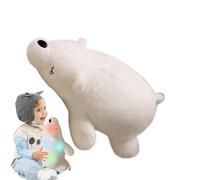 Polar Bear Plush, Light Up Stuffed Toy, Soft LED Pillow Doll, Colorful Glowing Hug Pillow, Cute Cuddly Animal Cushion, for Boys, Girls, Bedroom, Home, Decorazione, Night Light, Bed, Playroom, Nursery