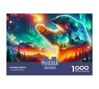 Polar Bear Puzzle 1000 Pezzi Per Adulti E Ragazzi Impegnativo E Difficile Giochi Rilassamento E Intelligence,Regalo Per Amore E Amico 70x50cm/1000pcs