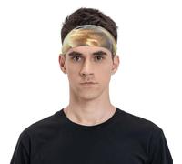 Polar Bear Under The Sunshine, fascia per il sudore unisex, traspirante e traspirante, adatta per corsa, ciclismo, yoga, in attesa di sport