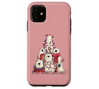 Polar Bears Loves Xmas A Very Bearry Christmas Bear Tree Custodia per iPhone 11