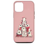Polar Bears Loves Xmas A Very Bearry Christmas Bear Tree Custodia per iPhone 12/12 Pro