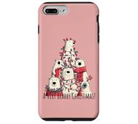 Polar Bears Loves Xmas A Very Bearry Christmas Bear Tree Custodia per iPhone 7 Plus/8 Plus