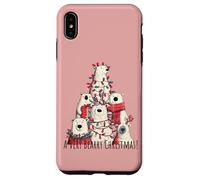 Polar Bears Loves Xmas A Very Bearry Christmas Bear Tree Custodia per iPhone XS Max