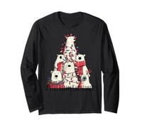 Polar Bears Loves Xmas A Very Bearry Christmas Bear Tree Maglia a Manica