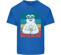 Polar Beer Funny Bear Alcohol Play On Words Uomo Cotone T-Shirt Tee Top