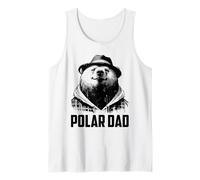 Polar Dad - Vintage Carino Orso polare Papà Festa del Papà Canotta