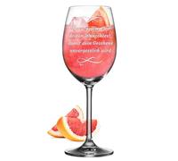 polar-effekt Bicchiere da vino per Lillet, Sarti & Aperol - Personalizzato con incisione - Regalo con testo desiderato - Bicchiere da aperitivo da 460 ml