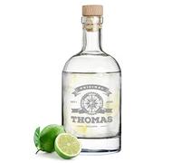 polar-effekt Bottiglia di gin personalizzata con incisione a scelta - 700 ml - Incisa con nome - Gin-Tonic, flacone da farmacia riutilizzabile - Regalo per compleanno, Natale - Motivo Original