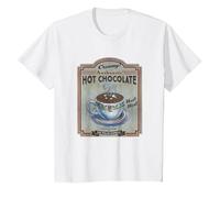Polar Express Hot Chocolate Maglietta, Bambini, Bianco, 3 Anni