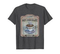 Polar Express Hot Chocolate Maglietta, Uomo, Grigio Scuro, 3XL